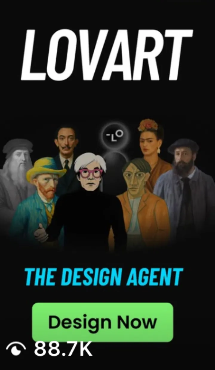 Lovart creator-led content strategy reel